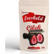 Fresheld Bitter Çikolata Kaplı Dondurularak Kurutulmuş Çilek 100 gr