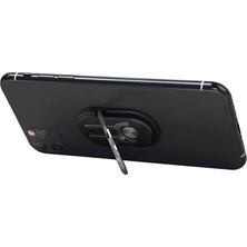 Microcase 3in1 Yapışkan Yüzük Tutucu Araç Içi Telefon Tutucu AL2439 - Kırmızı