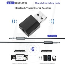 LIVOLO Bluetooth 5.0 Tuşlu Pc / Aux / Araç / Tv Stereo Ses Alıcı Verici
