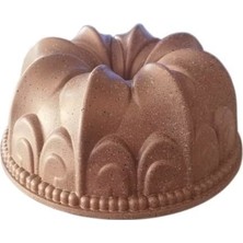 Vadi Taç Fıırın Döküm  Kek Kalıbı Taç Dilimli Kek Kalıbı Rose Gold