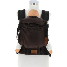 New Age Bebekle Büyüyen %100 Pamuklu Ergonomik Bebek Kanguru (0-4 Yaş) - COFFEE