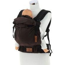 New Age Bebekle Büyüyen %100 Pamuklu Ergonomik Bebek Kanguru (0-4 Yaş) - COFFEE