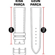 Chrono Kahverengi Spor Saat Kordonu 24 mm Kayış