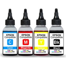 Baskistan Epson L3050 Uyumlu Mürekkep Seti 4x100 ml