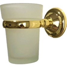 Lider Dicle Gold Banyo Aksesuarı Sarı Altın Renk Diş Fırçalık