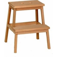 S&M Ahşap Basamaklı Tabure