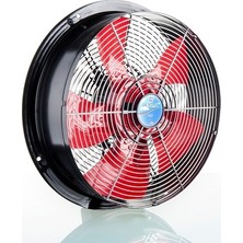 Dündar 45 cm Çapında Sm 45 1500 D/d 230 220 Volt Monofaze Aksiyal Tip Sanayi Fanı Aksiyel Aspiratörü