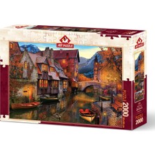 Art Puzzle Kanal Boyu Evleri 2000 Parça Puzzle