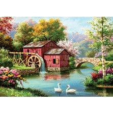 Art Puzzle Kırmızı Eski Değirmen 1000 Parça Puzzle 5188