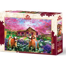 Art Puzzle Bahar Gelince 500 Parça Unisex Çocuk Puzzle