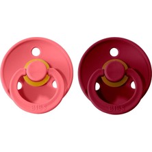 Bibs Colour İkili Emzik - Coral - Ruby