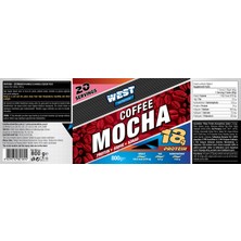 West Nutrition Proteinli Mocha Kahve Tozu 800 gr 20 Servis