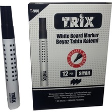 Trix Beyaz Tahta Kalemi 12'li Siyah