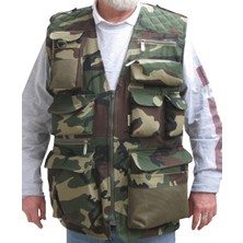 Horizon Av 26 LongBass Yeşil Kamuflaj - Av Yeleği-0076