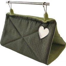 Akat Cosy Pretty Muhabbet Kuşu Uyku Hamağı (Haki)