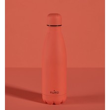 Puro Icon Soft Touch Paslanmaz Çelik Termos Canlı Mercan 500 ml