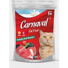 Carnaval Etli Yetişkin Kedi Maması 1 kg - Kilitli Ambalaj