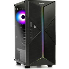 Dark X-Force 500W 80+ 3x12cm Fan Adreslenebilir RGB USB 3.0 Bilgisayar Kasası (DKCHXForce580BR)