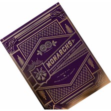 Pusula Oyun Monarchs Purple Oyun Kartı Destesi Premium Oyun Kağıdı