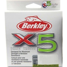 Berkley X5 Braid Tresse Green Ip Olta Misinası 300 mt