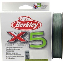 Berkley X5 Braid Tresse Green Ip Olta Misinası 300 mt