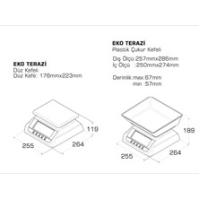 Tem Eko - LCD Tartım Terazisi 20 kg - 2 gr