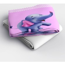 Monohome Purple Elephant 3D Bebek Nevresim Takımı