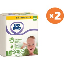 Evy Baby Bebek Bezi 3 Beden Midi 5-9 kg x 2 Adet