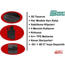 smartpaspas Audi A3 Hb 2012 ve Sonrası 3D Havuzlu Paspas Kişiye Özel