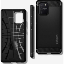 Spigen Samsung Galaxy S10 Lite Kılıf Rugged Armor Matte Black - ACS00676