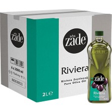 Zade Riviera Zeytinyağı 2 lt Pet Şişe Koli 9'lu Set - 9 x 2 lt