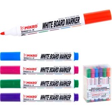 Mikro Mr6012-R Renkli Tahta Kalemi 24 Lü