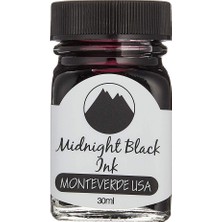 Monteverde Şişe Mürekkep 30ml Midnight Black G309MB
