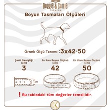 Doggie Konforlu El Yapımı Rivetli Köpek Boyun Tasması