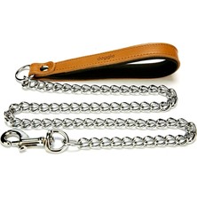 Doggie Konforlu Model El Yapımı Zincirli Köpek Gezdirme Kayışı