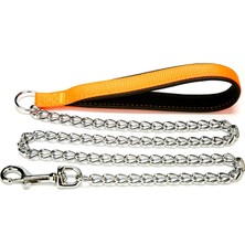 Doggie Konforlu Dokumadan El Yapımı Zincirli Köpek Gezdirme Kayışı