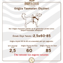 Doggie Ayarlanabilir Özellikli Dokumadan El Yapımı Köpek Göğüs Tasması