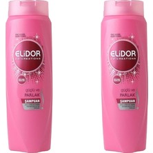 Elidor Güçlü ve Parlak Saç Bakım Şampuanı 650 ml X2 Adet