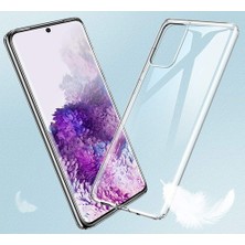 Coverzone Samsung Galaxy S20 Kılıf Süper Şeffaf Silikon Arka Kapak Şeffaf