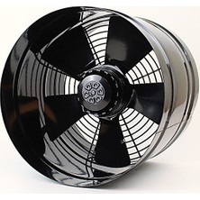 Bahçıvan 25 cm çapında BORAX 250-2K 2700 D/D 220/230 volt Monofaze Aksiyel Kanal Tipi Fan