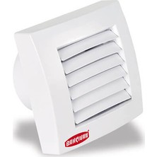Bahçıvan 22.9x22.9 cm EC 1530E 2250 D/D 220/230 volt Monofaze Plastik Banyo & Tuvalet Aspiratörü Otomatik Panjurlu