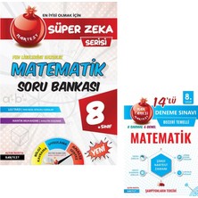 Nartest Yayınevi 8. Sınıf Süper Zeka Matematik Soru Bankası ve 14'lü Matematik Deneme Seti