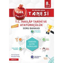 Nartest Yayınevi LGS 8. Sınıf Nar Tanesi Altın Sorular Türkçe ve İnkılap Tarihi Soru Bankası Seti