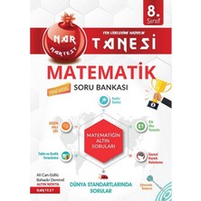 Nartest Yayınevi LGS 8. Sınıf Nar Tanesi Altın Sorular Matematik ve Türkçe Soru Bankası Seti