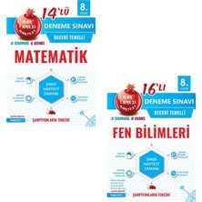 Nartest Yayınevi LGS 8. Sınıf Nar Tanesi Matematik Fen Bilimleri Deneme Seti