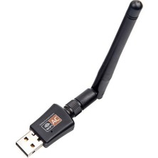 Dual USB 2.0 600 Mbps Çift Bant Kablosuz Ağ Adaptörü 2.4ghz ve 5ghz