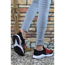 Riccon Siyah Kırmızı Erkek Sneaker