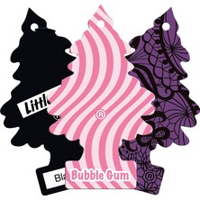 İnterwax Little Trees 3'lü Set Black Ice - Bubble Gum - Midnight Chic Asma Oto Kokusu