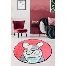 Chilai Home Happy Dogs Pink Djt Çap 140 Cm