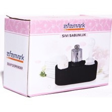 Efemark Seramik Sıvı Sabunluk Beyaz